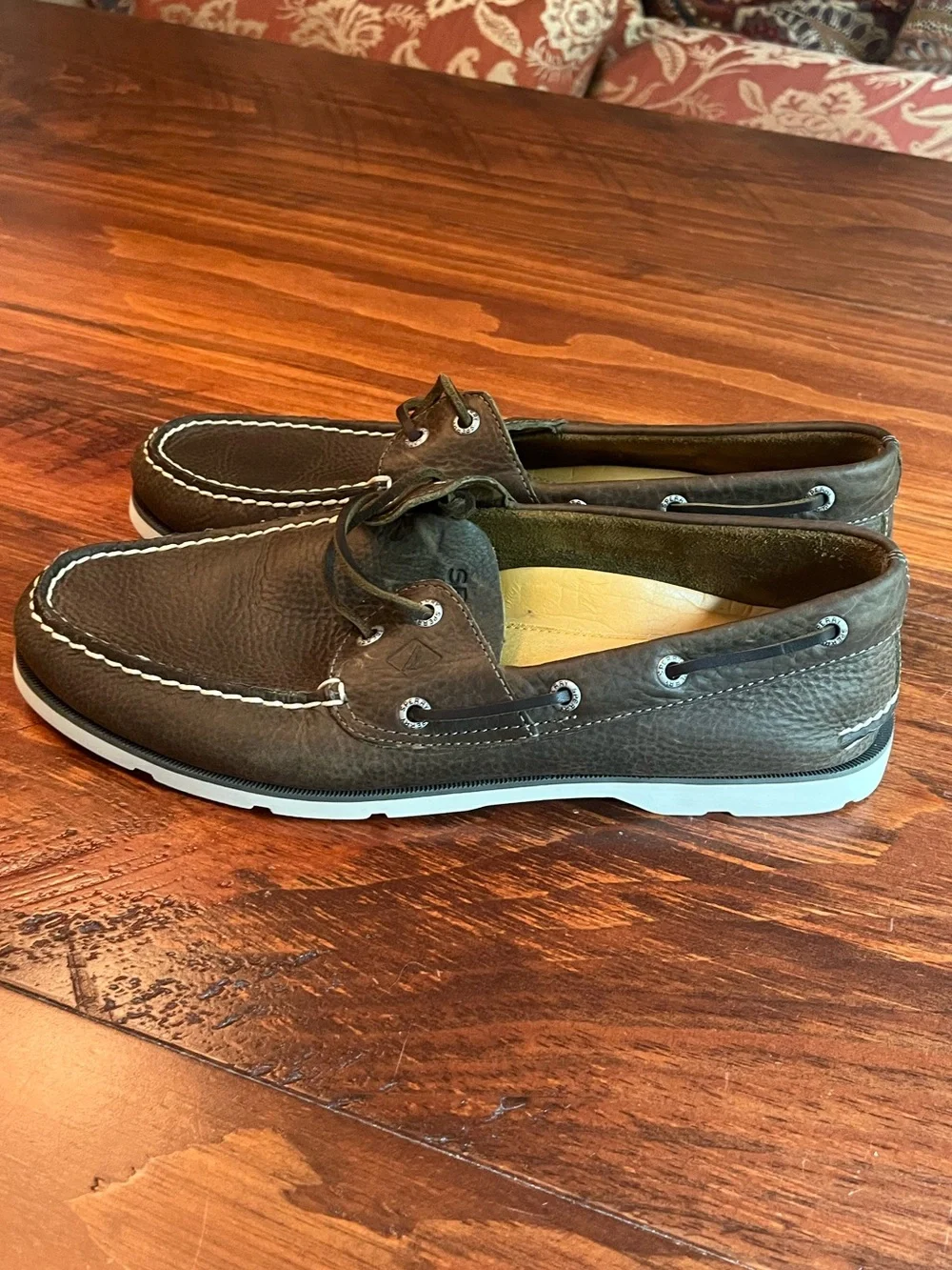 Sperry Leather Slip-On Boat Shoe, Excellent Condition